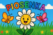 animowana stokrotka i motyle
